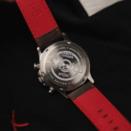 AVI-8 Hawker Typhoon Rb396 Sheila Chronograph Limited Edition schwarzes Zifferblatt Quarz AV-4093-05 Herrenuhr