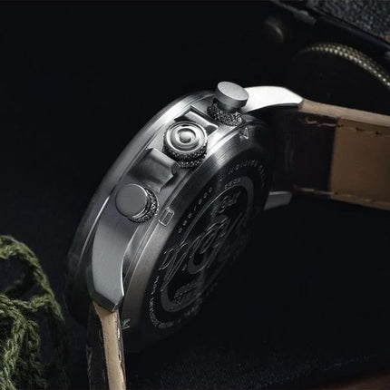 AVI-8 Hawker Typhoon Rb396 Sheila Chronograph Limited Edition Westhampnett Braunes Zifferblatt Quarz AV-4093-06 Herrenuhr