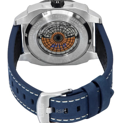 AVI-8 Hawker Hunter Atlas GMT Retro Blaues Zifferblatt Automatik AV-4122-05 Herrenuhr