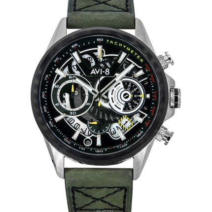 AVI-8 Hawker Harrier Matador Chronograph Viper Grünes Zifferblatt Quarz AV-4125-04 Herrenuhr
