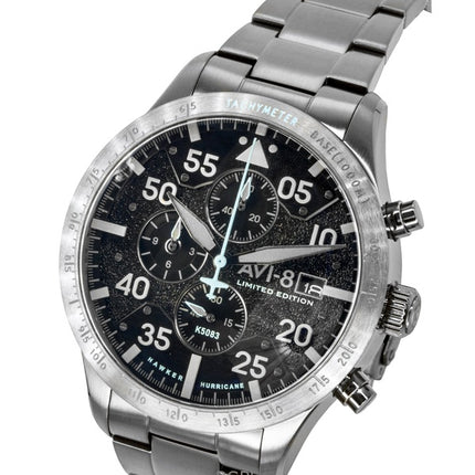 AVI-8 Hawker Hurricane Chronograph 90th Anniversary Limited Edition Hangar Grey Dial Quartz AV-4130-44 Herrenuhr