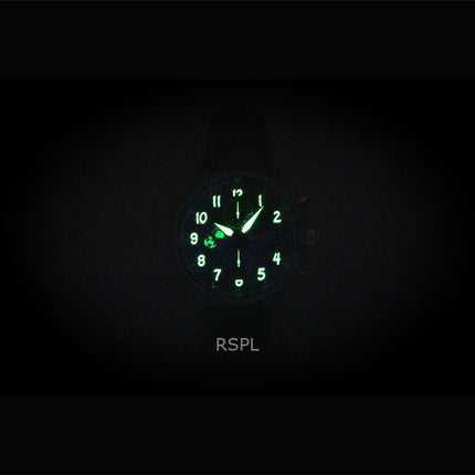 AVI-8 Hawker Hurricane Classic Chronograph Limited Edition Ace Herrenuhr mit schwarzem Zifferblatt und Quarzwerk AV-4132-01