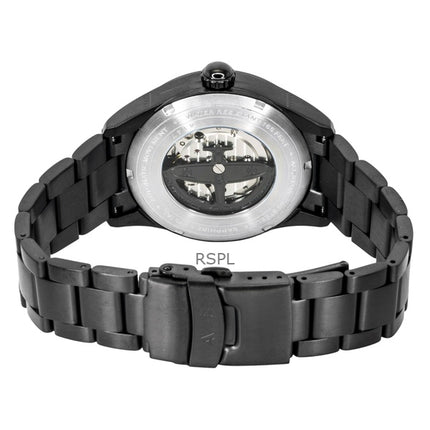AVI 8 Spitfire Typ 300 Eclipse Display Edelstahl Schwarzes Zifferblatt Automatik AV-4147-44 Herrenuhr