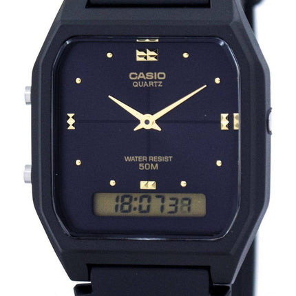 Casio Jugend Dual Time Analog Digital Quarz AW-48HE-1AV AW48HE-1AV Herrenuhr