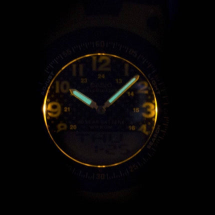 Casio Illuminator Welt Zeit Analog Digital AW-80-9BV AW80-9BV Herrenuhr