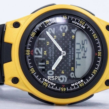 Casio Illuminator Welt Zeit Analog Digital AW-80-9BV AW80-9BV Herrenuhr