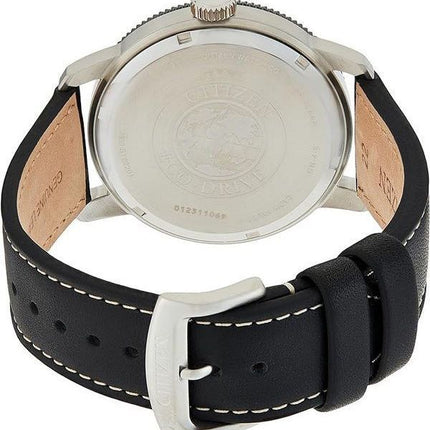Citizen Blue Dial Kalbsleder Eco-Drive AW0077-19L 100M Herrenuhr