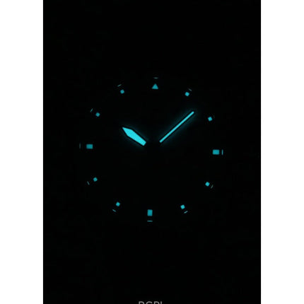 Citizen Eco-Drive Herrenuhr mit grünem Nylonarmband und weißem Zifferblatt AW1571-09A 100M