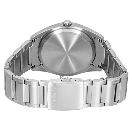 Citizen Super Titanium Herrenuhr mit schwarzem Zifferblatt und Eco-Drive-Antrieb (AW1641-81E)