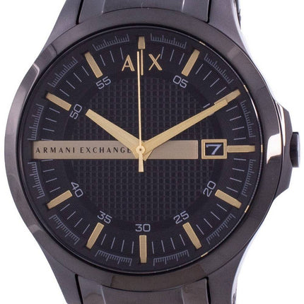 Armani Exchange Hampton Schwarzes Zifferblatt Quarz AX2413 Herrenuhr