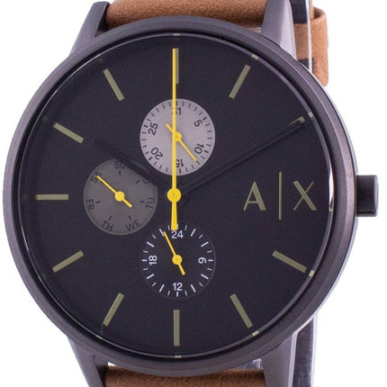 Armani Exchange Cayde Schwarzes Zifferblatt Quarz AX2723 Herrenuhr