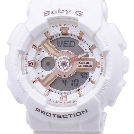 Casio Baby-G BA-110RG-7A BA110RG-7A Welt Zeit stoßfest Damenuhren
