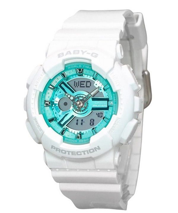 Casio Baby-G Seasonal Collection 2023 Analog Digital Quarz mit grünem Zifferblatt BA-110XWS-7A 100M Damenuhr