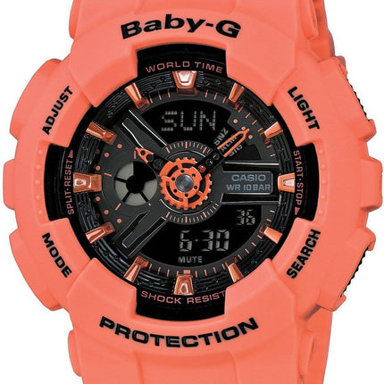 Casio Baby-G Welt Zeit Analog Digital BA-111-4A2 Damenuhr