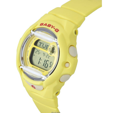 Casio Baby-G Digital Gelbes Harzarmband Quarz BG-169CH-9 200M Damenuhr