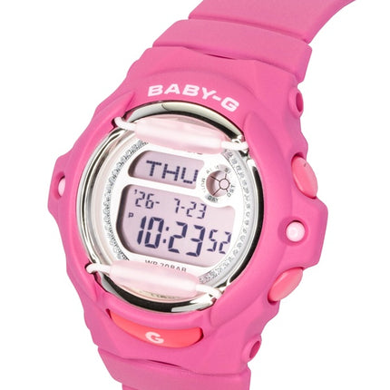 Casio Baby-G Digitaluhr mit Kunstharzarmband, Quarzwerk, BG-169KB-4B1, wasserdicht bis 200 m, Damenuhr