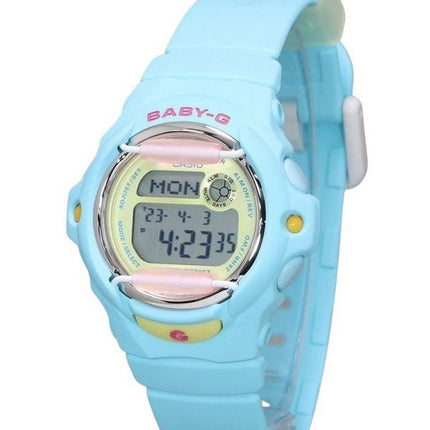 Casio Baby-G Digital Beach Scene Theme Series blaues Harzarmband Quarz BG-169PB-2 200M Damenuhr