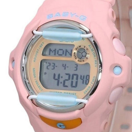 Casio Baby-G Beach Digital Scene Theme Series Rosa Harzarmband Quarz BG-169PB-4 200M Damenuhr