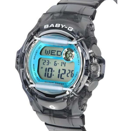 Casio Baby-G Digital Graues Harzarmband Quarz BG-169U-8B 200M Damenuhr
