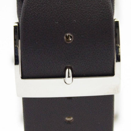 Citizen Quartz schlanke schwarze Leder BG5080 - 05H Damenuhr