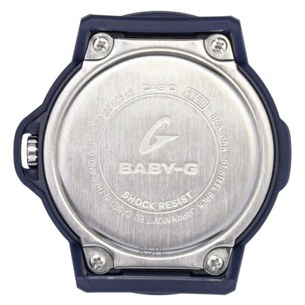 Casio Baby-G Plus Analog-Damenuhr mit hellblauem Zifferblatt, Quarzwerk, BGA-15K-2A, wasserdicht bis 100 m, inklusive verstellbarem Uhrenhalter