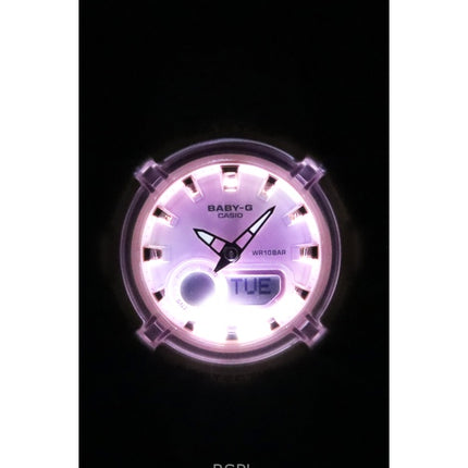 Casio Baby-G Analog-Digital-Harzarmband Mehrfarbiges Zifferblatt Quarz BGA-280TD-7A 100M Damenuhr
