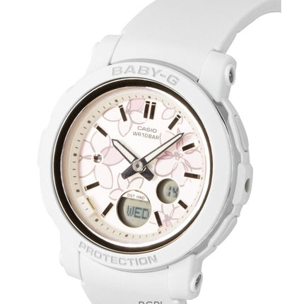Casio Baby-G Analog-Digital Damenuhr mit Harzarmband, mehrfarbigem Zifferblatt, Quarzwerk, BGA-290FL-7A, wasserdicht bis 100 m