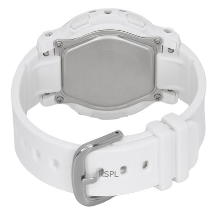 Casio Baby-G Analog-Digital-Harzarmband Weißes Zifferblatt Quarz BGA-290RA-7A 100M Damenuhr