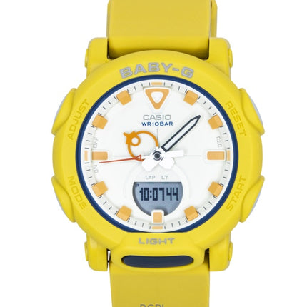Casio Baby-G Analog-Digital-Harzarmband Weißes Zifferblatt Quarz BGA-310RP-9A 100M Damenuhr
