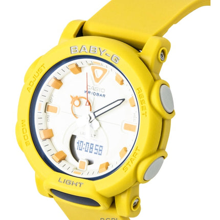 Casio Baby-G Analog-Digital-Harzarmband Weißes Zifferblatt Quarz BGA-310RP-9A 100M Damenuhr