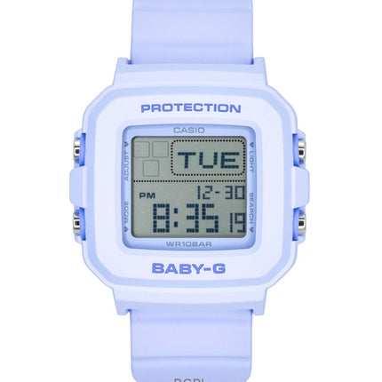 Casio Baby-G Plus Digitaluhr mit Kunstharzarmband, Quarzwerk, BGD-10KH-2B, wasserdicht bis 100 m, Damenuhr mit speziellem Halter