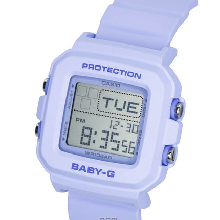 Casio Baby-G Plus Digitaluhr mit Kunstharzarmband, Quarzwerk, BGD-10KH-2B, wasserdicht bis 100 m, Damenuhr mit speziellem Halter