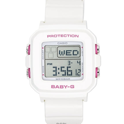 Casio Baby-G Plus Digitaluhr mit Kunstharzarmband, Quarzwerk, BGD-10KH-7, wasserdicht bis 100 m, Damenuhr mit Silikonhalterung
