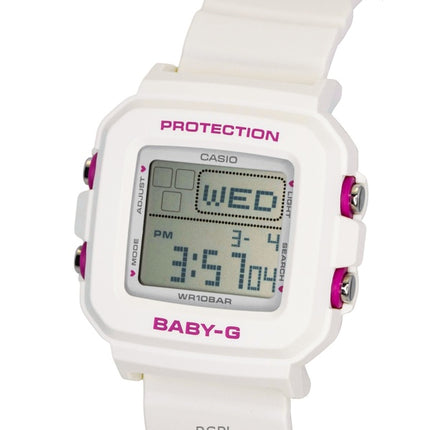Casio Baby-G Plus Digitaluhr mit Kunstharzarmband, Quarzwerk, BGD-10KH-7, wasserdicht bis 100 m, Damenuhr mit Silikonhalterung