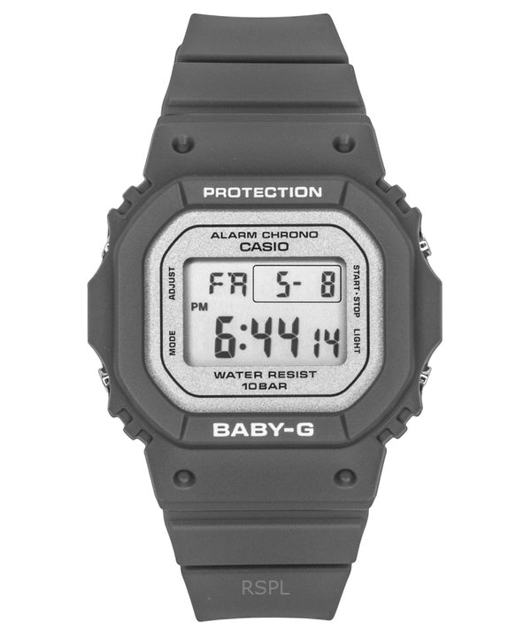 Casio Baby-G Digitaluhr mit Harzarmband, Quarzwerk, BGD-565SC-1, wasserdicht bis 100 m, Damenuhr