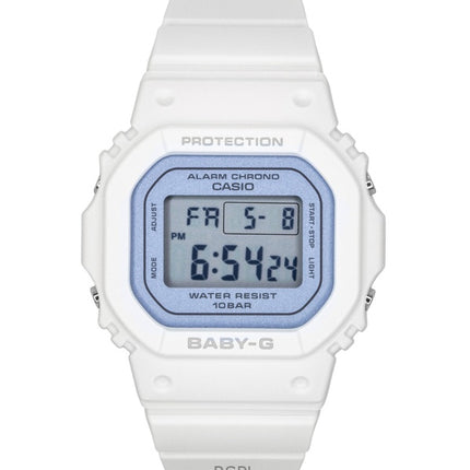 Casio Baby-G Digitaluhr mit Harzarmband, Quarzwerk, BGD-565SC-2B, wasserdicht bis 100 m, Damenuhr
