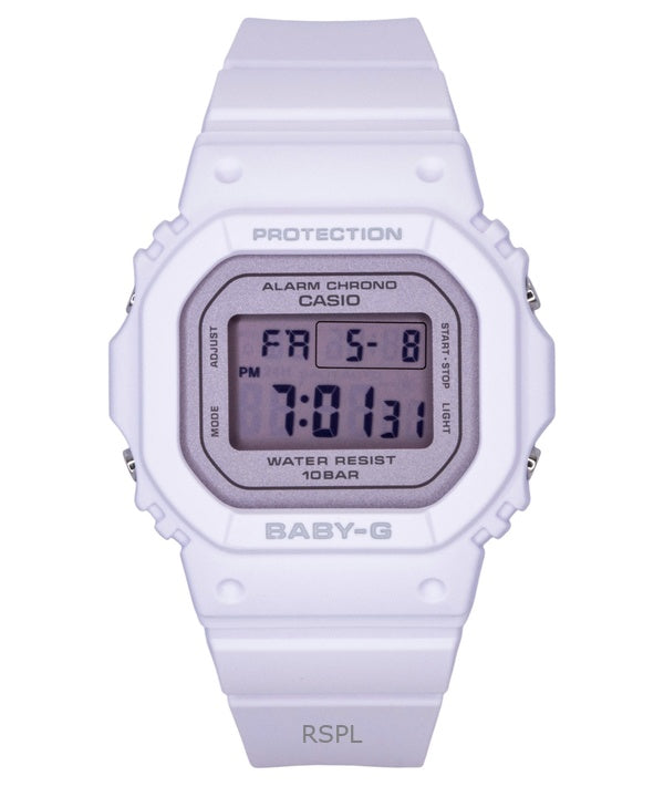 Casio Baby-G Digitaluhr mit Harzarmband, Quarzwerk, BGD-565SC-4B, wasserdicht bis 200 m, Damenuhr