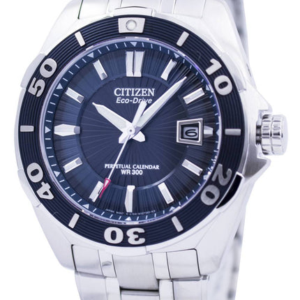 Bürger-Signature Kollektion Eco-Drive ewiger Kalender BL1258 - 53L Herrenuhr