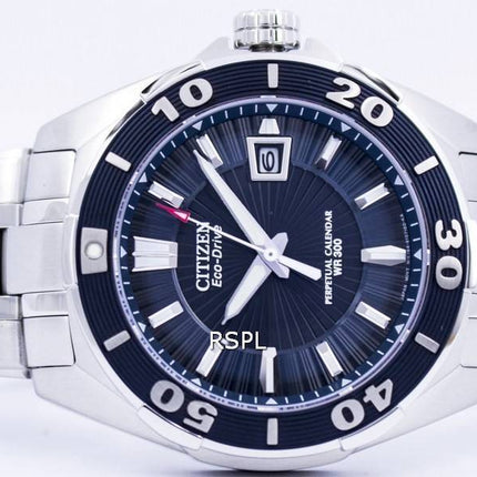 Bürger-Signature Kollektion Eco-Drive ewiger Kalender BL1258 - 53L Herrenuhr
