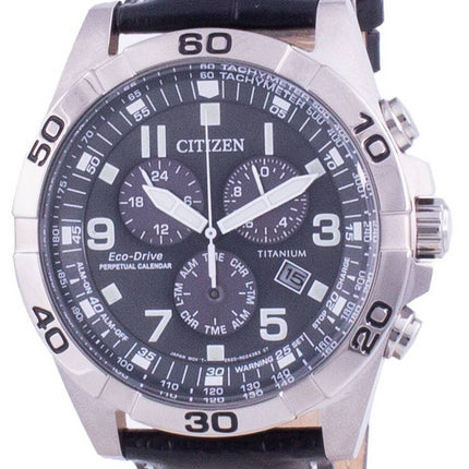 Citizen Brycen Super Titanium Ewiger Kalender Eco-Drive BL5551-14H 100M Herrenuhr