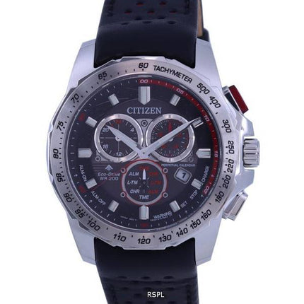 Citizen Promaster MX Chronograph Schwarzes Zifferblatt Eco-Drive BL5570-01E 200M Herrenuhr
