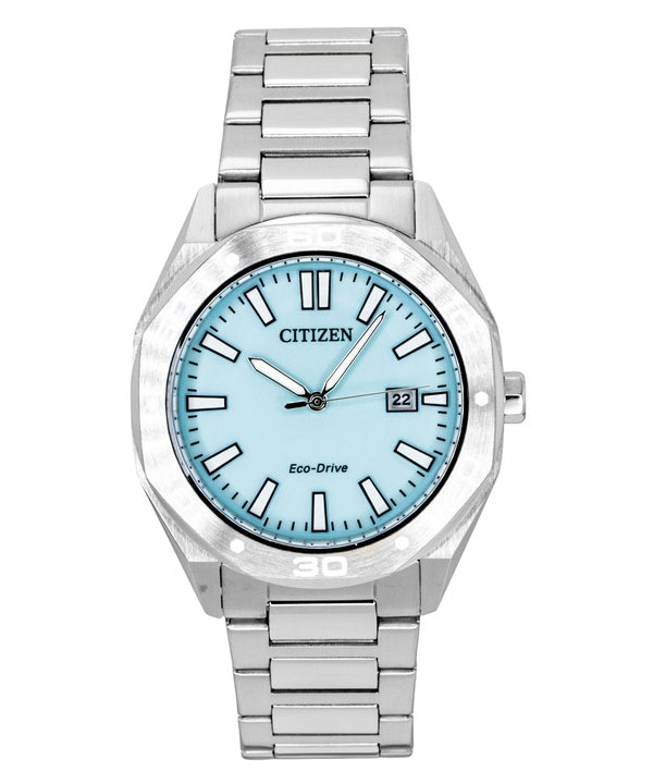 Citizen Eco-Drive Edelstahl Blaues Zifferblatt Solar BM7631-87M Herrenuhr