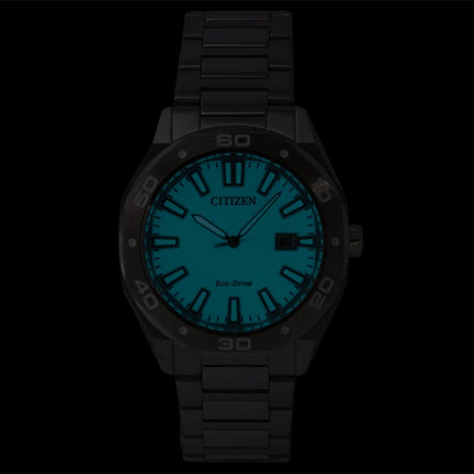 Citizen Eco-Drive Edelstahl Blaues Zifferblatt Solar BM7631-87M Herrenuhr