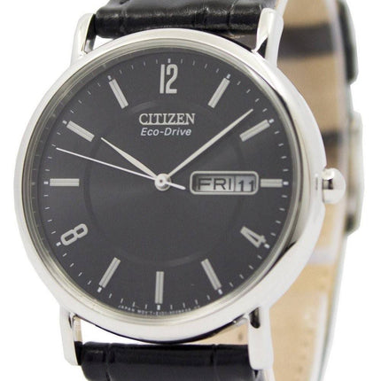 Citizen Eco-Drive schwarz Leder Armband BM8240-03E Herrenuhr