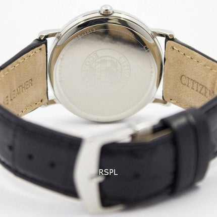 Citizen Eco-Drive schwarz Leder Armband BM8240-03E Herrenuhr