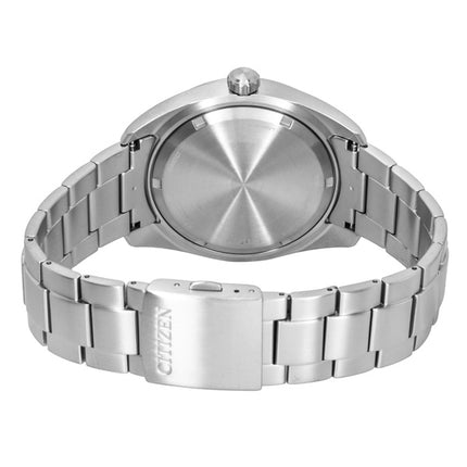 Citizen Garrison Super Titanium Herrenuhr mit schwarzem Zifferblatt, Eco-Drive BM8560-53E, wasserdicht bis 100 m