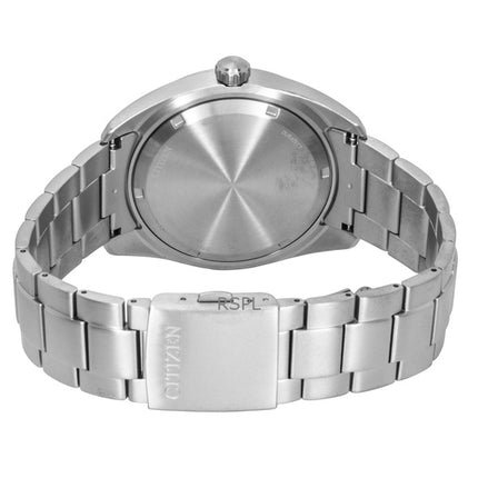 Citizen Garrison Super Titanium Herrenuhr mit schwarzem Zifferblatt, Eco-Drive BM8560-88E, wasserdicht bis 100 m