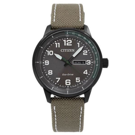 Citizen Eco-Drive Nylonarmband mit braunem Zifferblatt BM8595-16H 100M Herrenuhr