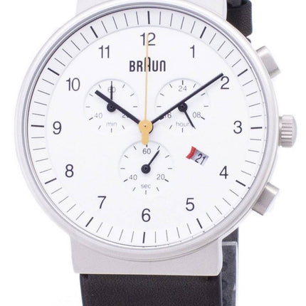 Braun Classic BN0035WHBKG Chronograph Quartz Herrenuhr