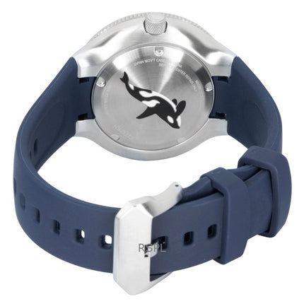 Citizen Promaster Dive Marine Herrenuhr mit Polyurethanarmband, blauem Zifferblatt, Eco-Drive, BN0231-01L, wasserdicht bis 200 m